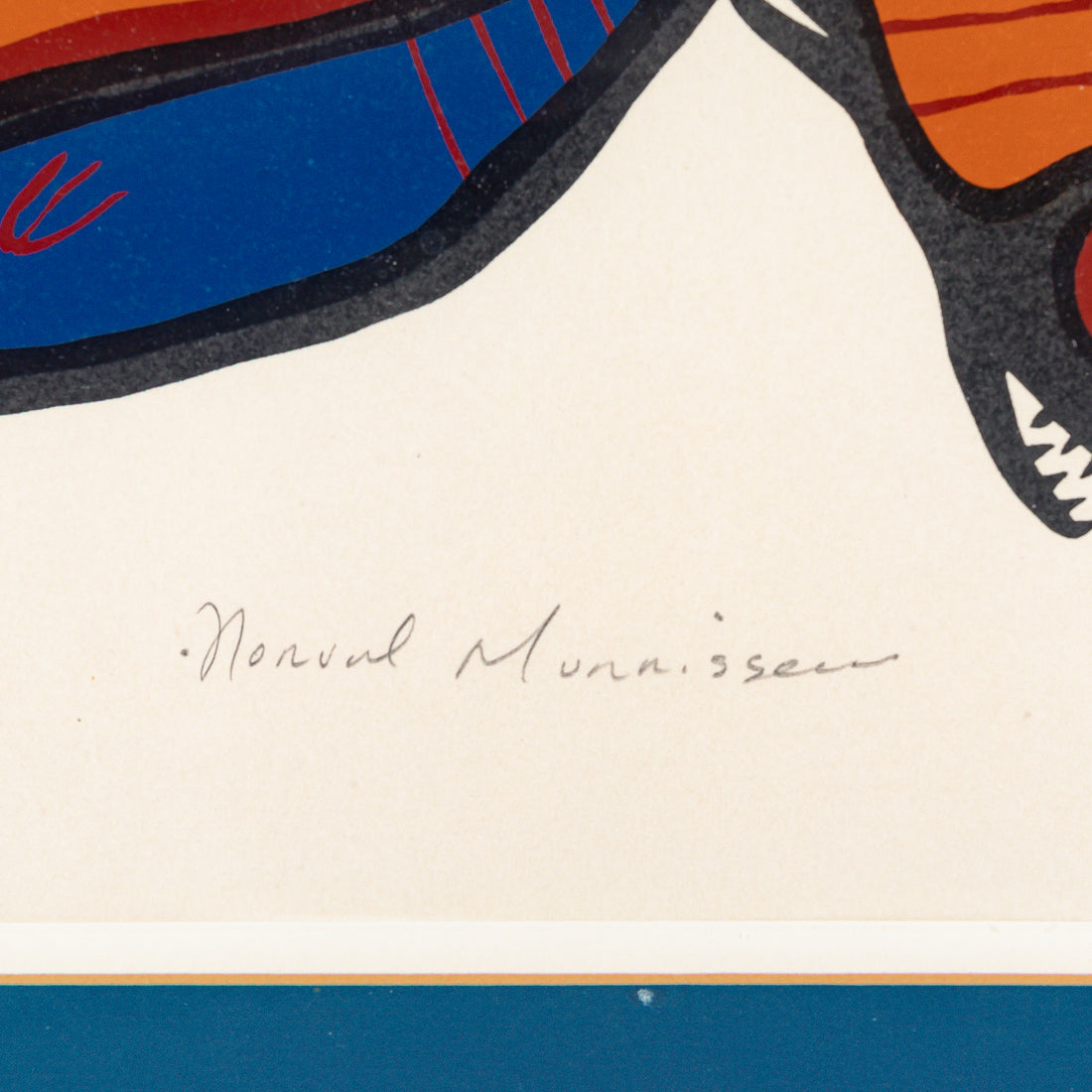 Norval Morrisseau (1931-2007) "Images of Myths" Silkscreen/Serigraph on paper