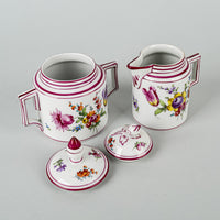 Vintage Hand Painted Vienna Porcelain Coffee Set - 9 Pieces