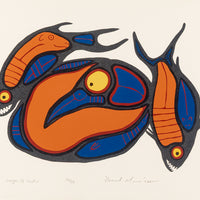 Norval Morrisseau (1931-2007) "Images of Myths" Silkscreen/Serigraph on paper