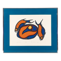 Norval Morrisseau (1931-2007) "Images of Myths" Silkscreen/Serigraph on paper