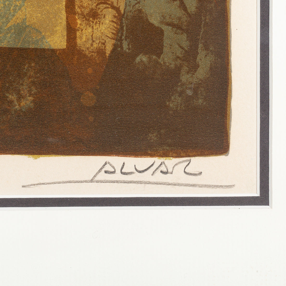 Alvar Sunol (Spanish 1935) Untitled Abstract Lithograph on paper