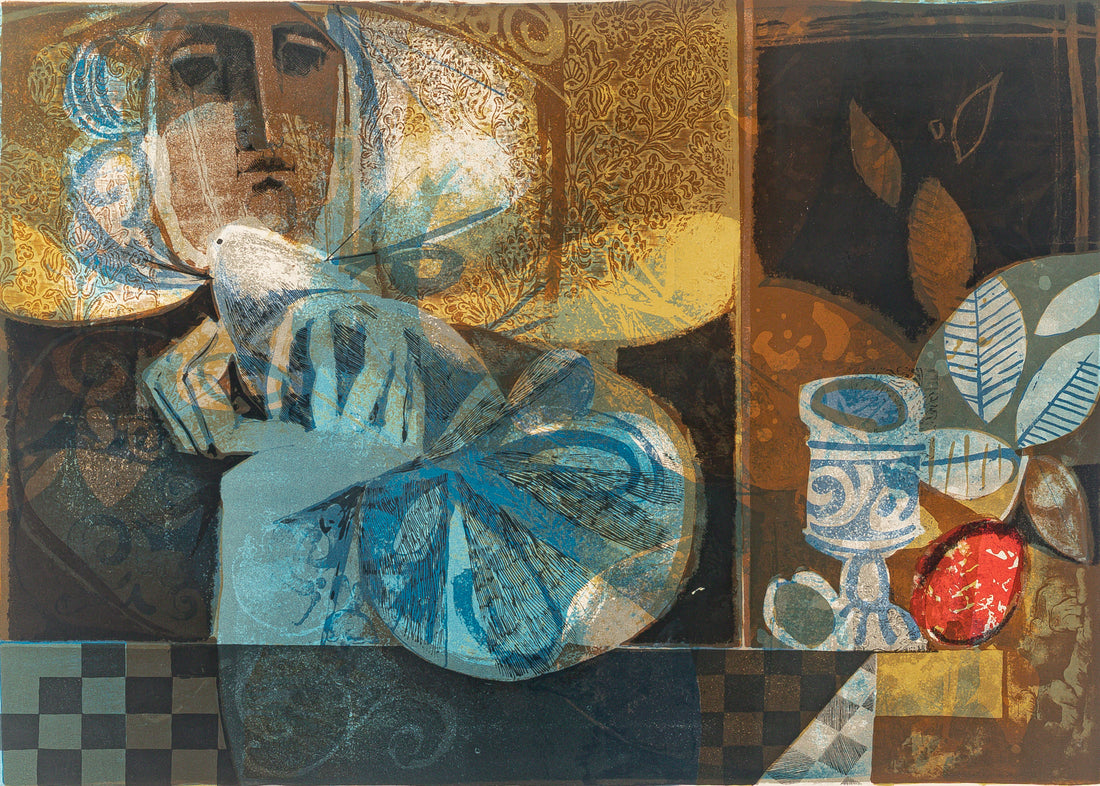 Alvar Sunol (Spanish 1935) Untitled Abstract Lithograph on paper
