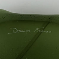 DAUM Pate De Verre Leaf Platter