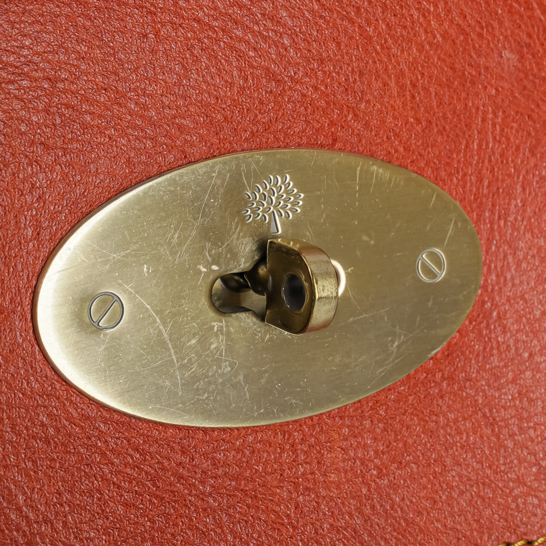 MULBERRY Bayswater Oak Leather Handbag