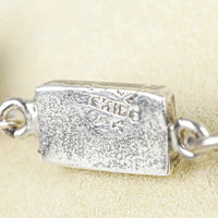 Sterling Silver Daisy Link Necklace