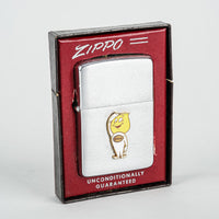 ZIPPO Vintage 1956 Silver Tone Esso Oil Drop Man Lighter