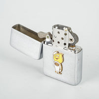 ZIPPO Vintage 1956 Silver Tone Esso Oil Drop Man Lighter