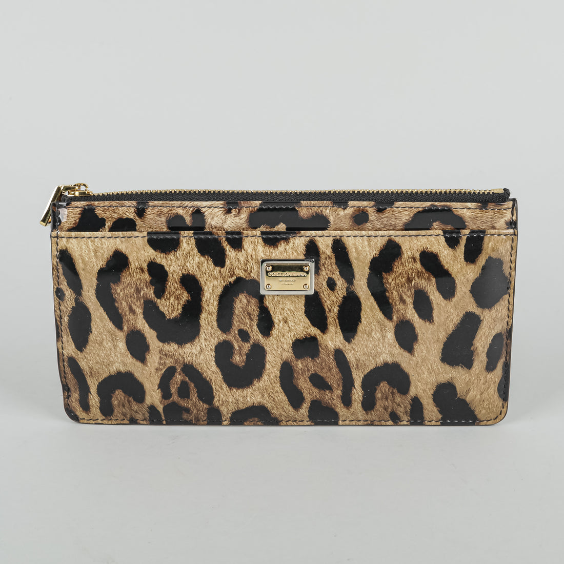 DOLCE & GABBANA Portacarte Crespo Animal Print Wallet