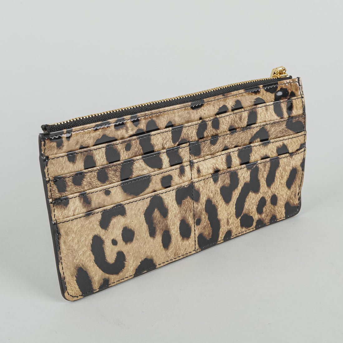 DOLCE & GABBANA Portacarte Crespo Animal Print Wallet