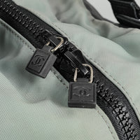 CHANEL 2004 Gray Black Canvas Sport Ligne Duffle Bag