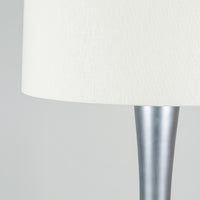FLOW DECOR Roberts Blue Pearlescent Lamps w/Shade Set of 2