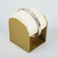GUCCI Vintage Sterling 18K Bangle Bracelet