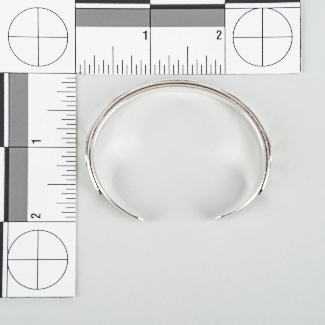 GUCCI Vintage Sterling 18K Bangle Bracelet
