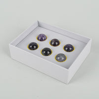 ANNA NEW YORK Set of 6 Sphere Fluorite Wine Coolers