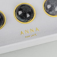 ANNA NEW YORK Set of 6 Sphere Fluorite Wine Coolers