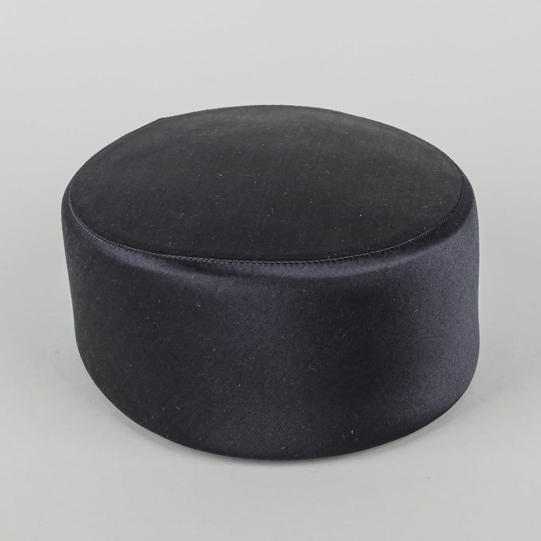 LORO PIANA  Archival Navy "Jaqueline" Satin Hat