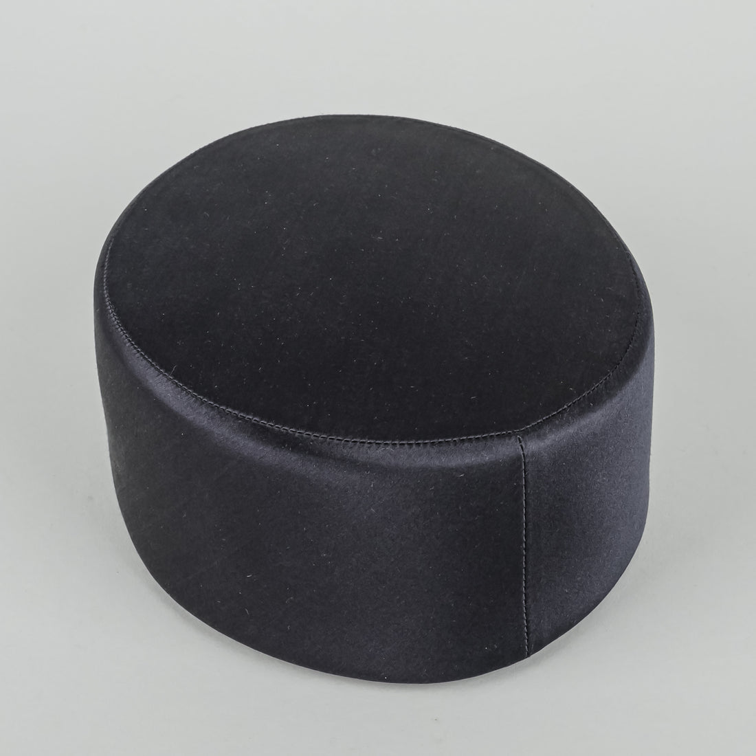 LORO PIANA  Archival Navy "Jaqueline" Satin Hat