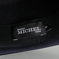 MAISON MICHEL Navy KIKI Hat
