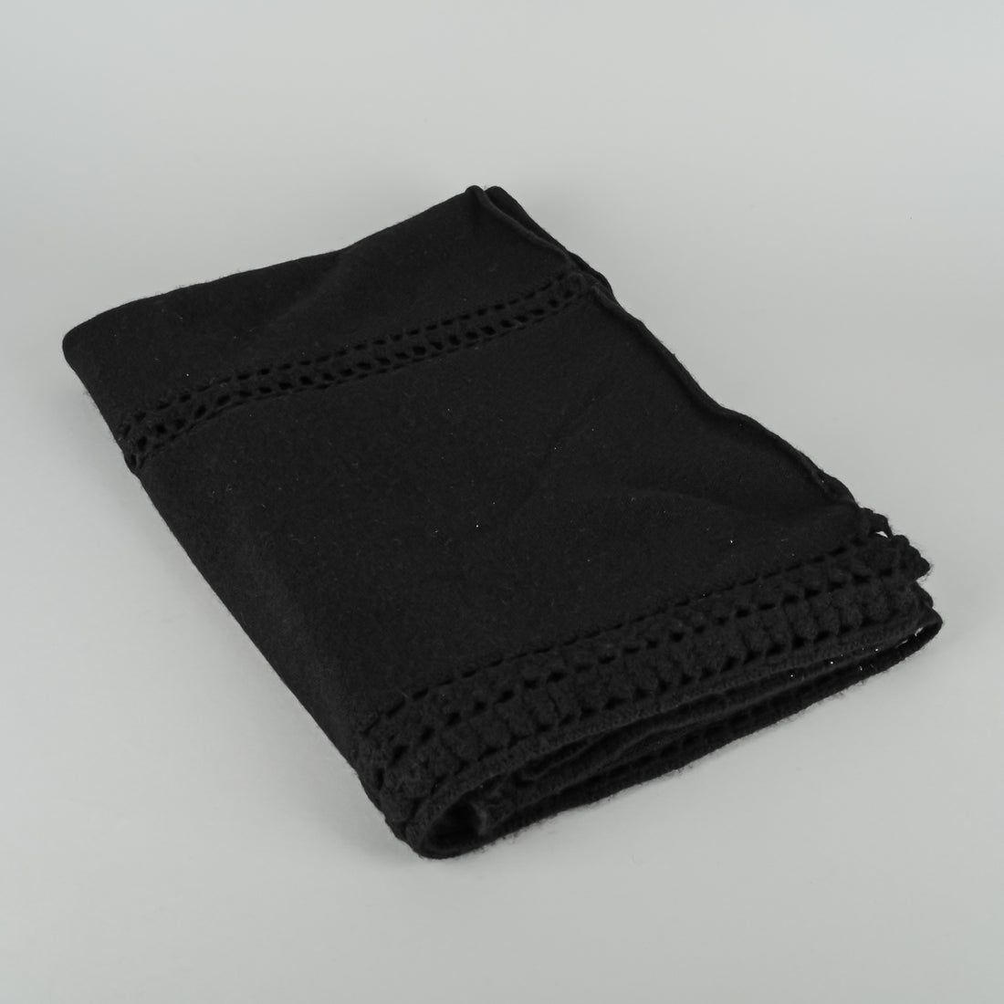 RANI ARABELLA Black Cashmere Throw