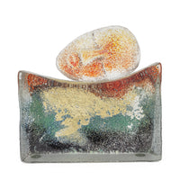 Sylvie Belanger (Canadian 1951-2020) Sand Cast Studio Glass "Sleeping Head"