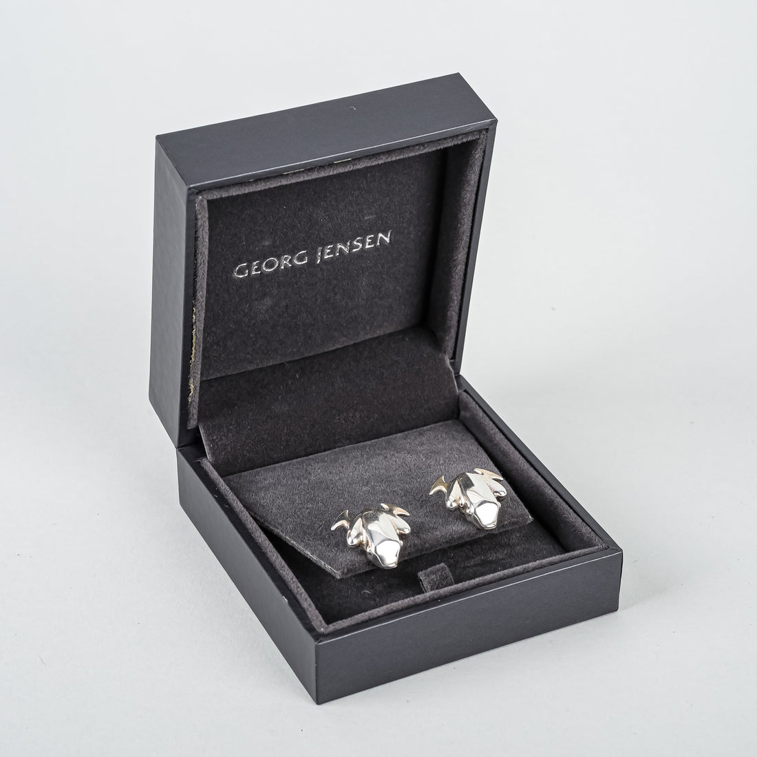 GEORG JENSEN Sterling Frog Cufflinks
