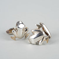 GEORG JENSEN Sterling Frog Cufflinks