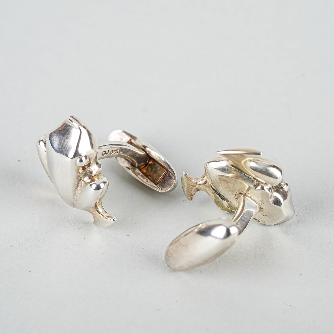 GEORG JENSEN Sterling Frog Cufflinks