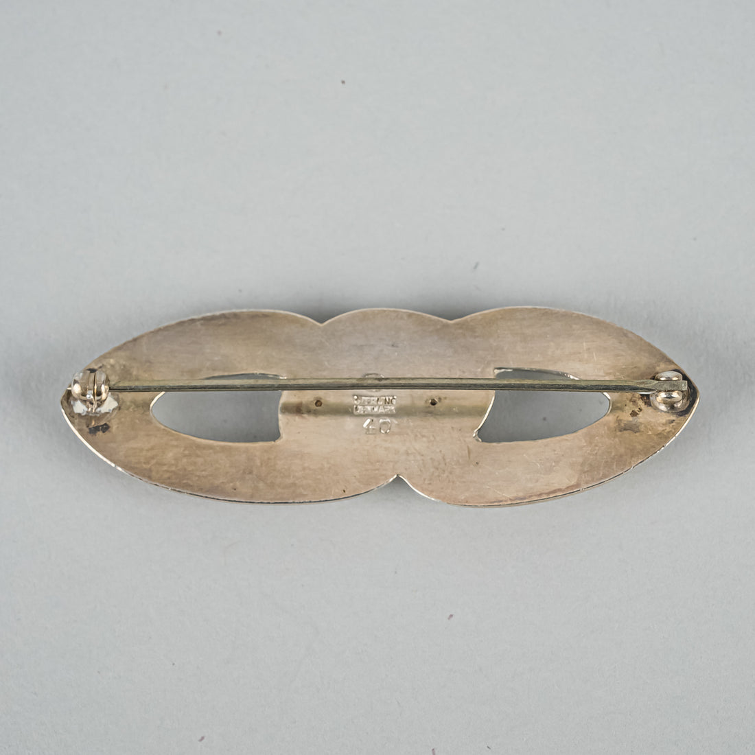 GEORG JENSEN Sterling Swirl #40  Brooch