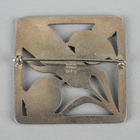GEORG JENSEN #250 Bird/Wheat Brooch