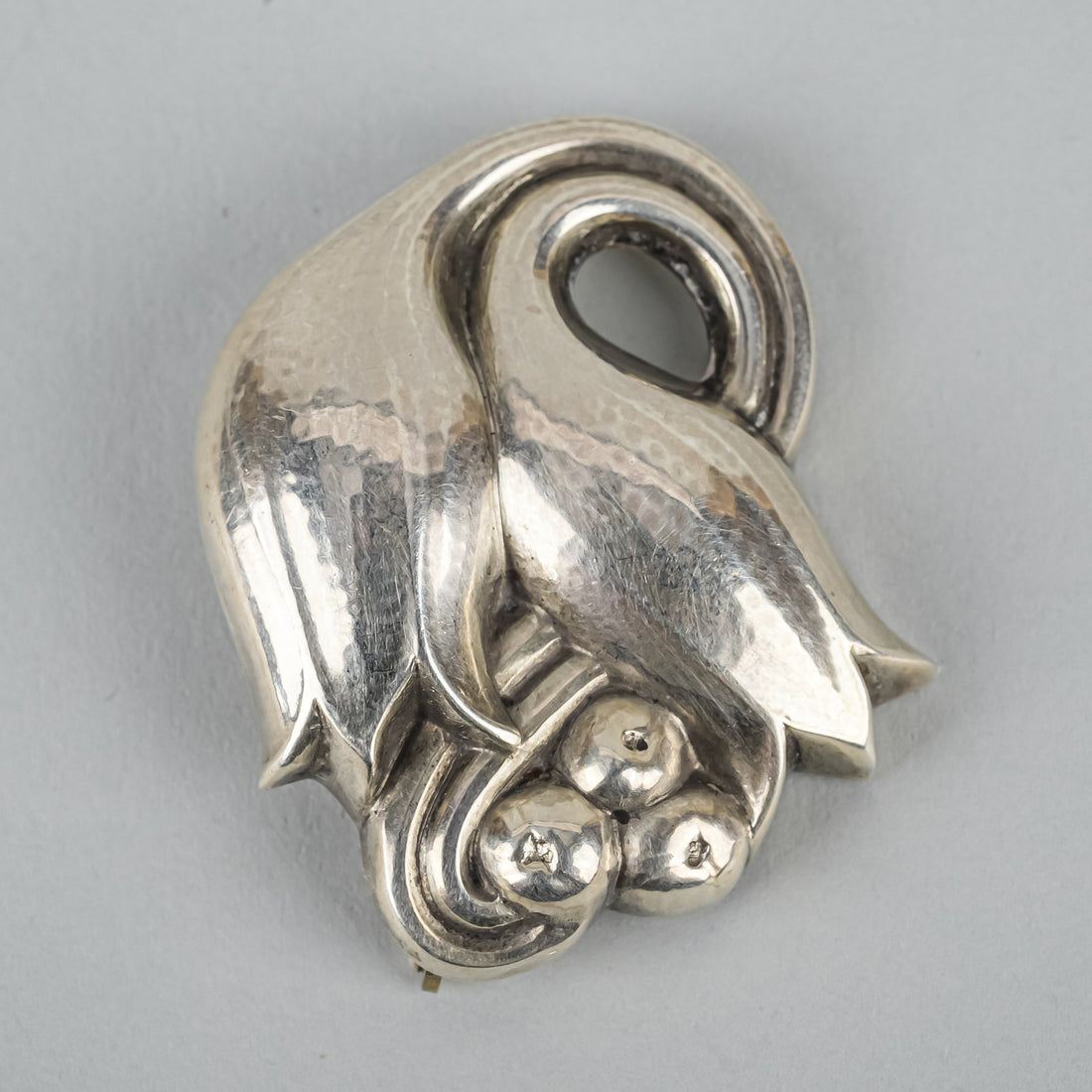 GEORG JENSEN Sterling #100  Double Tulip Set