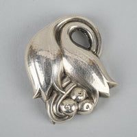 GEORG JENSEN Sterling #100  Double Tulip Set