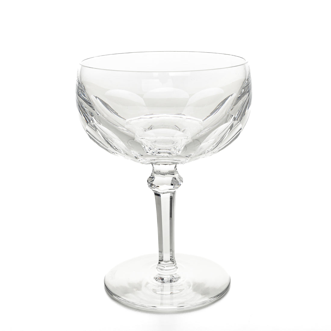 WATERFORD Dunloe Crystal Champ/Dessert Coupes Set Of 4
