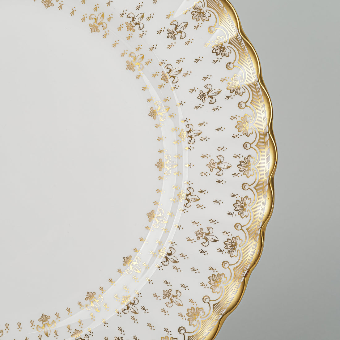 SPODE Fleur De Lys Gold Y8063 11PS+