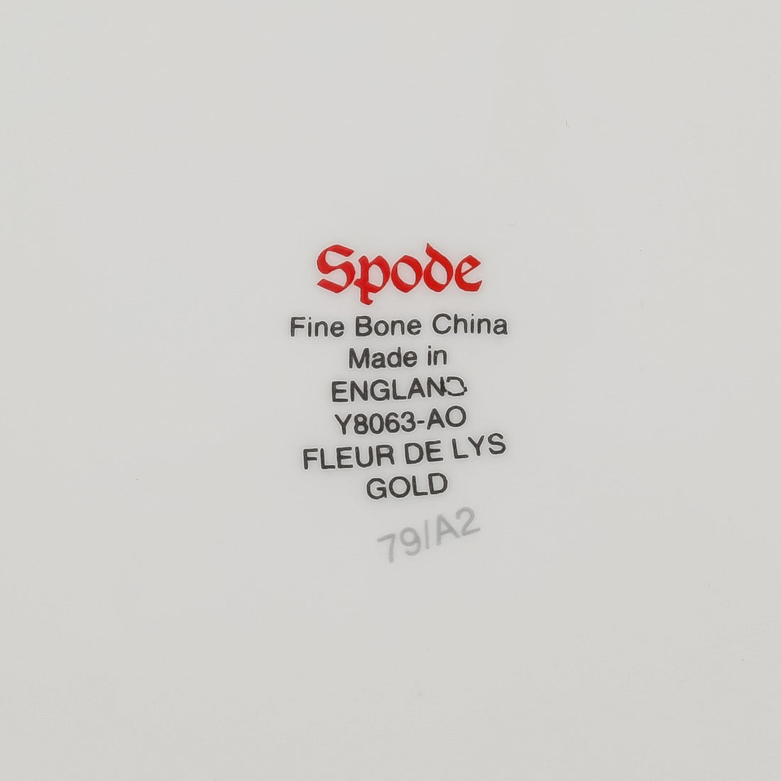 SPODE Fleur De Lys Gold Y8063 11PS+