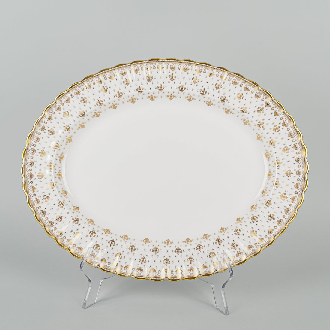 SPODE Fleur De Lys Gold Y8063 Platter