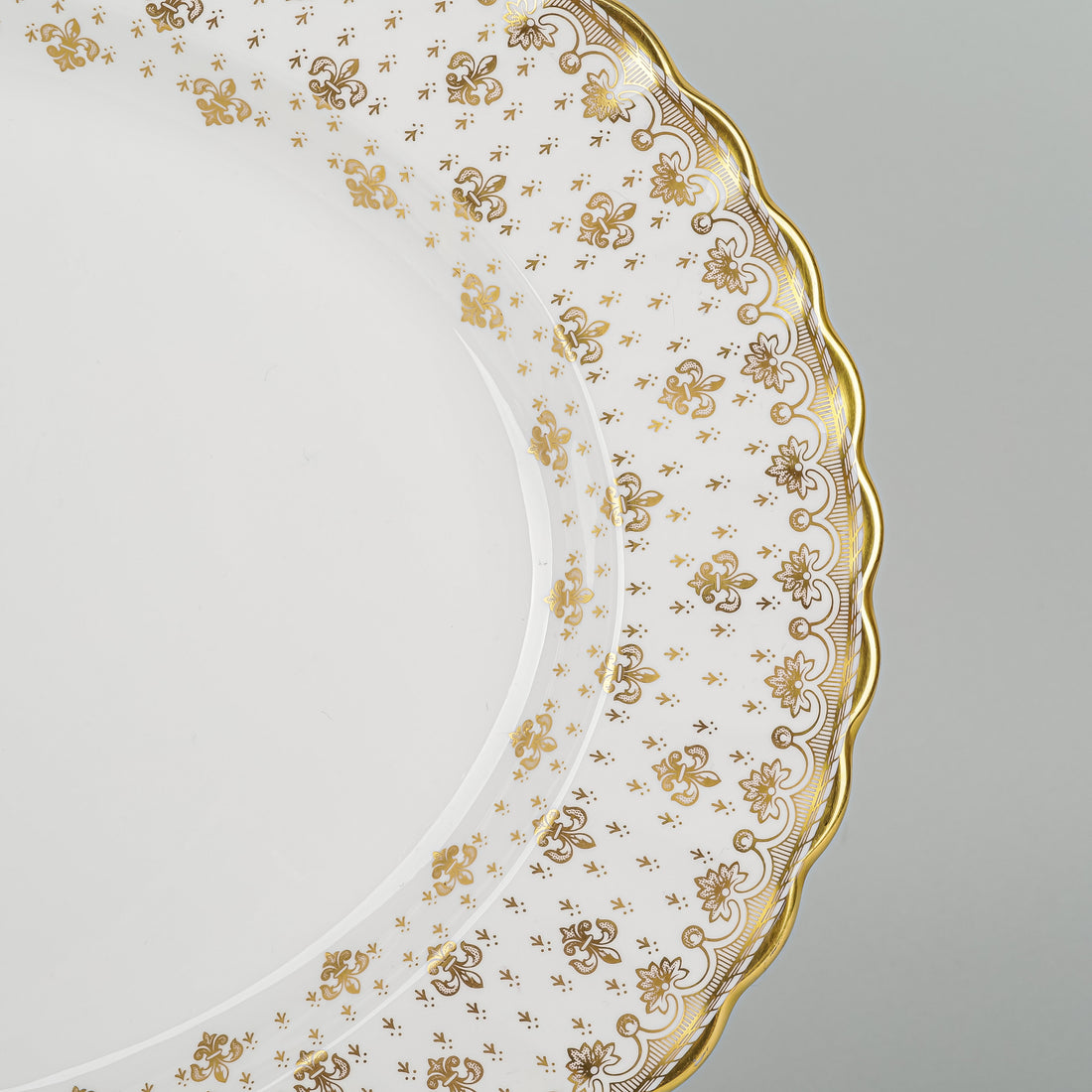 SPODE Fleur De Lys Gold Y8063 Platter