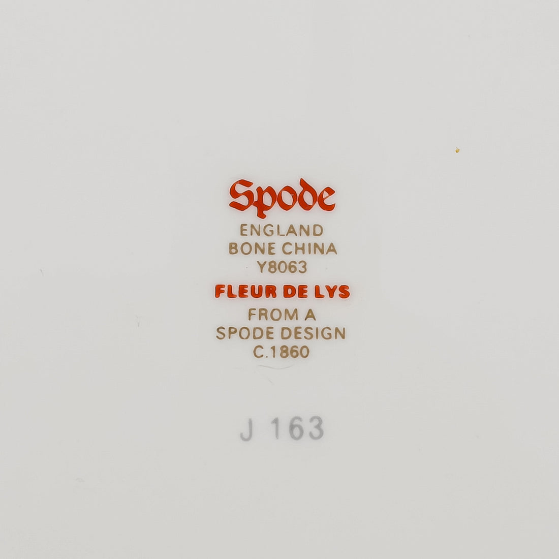 SPODE Fleur De Lys Gold Y8063 Platter