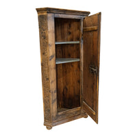Renaissance Style Carved Corner Cabinet