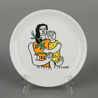 Fernand Leger Mother With Child Ceramic Plate