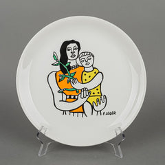 Fernand Leger Mother With Child Ceramic Plate
