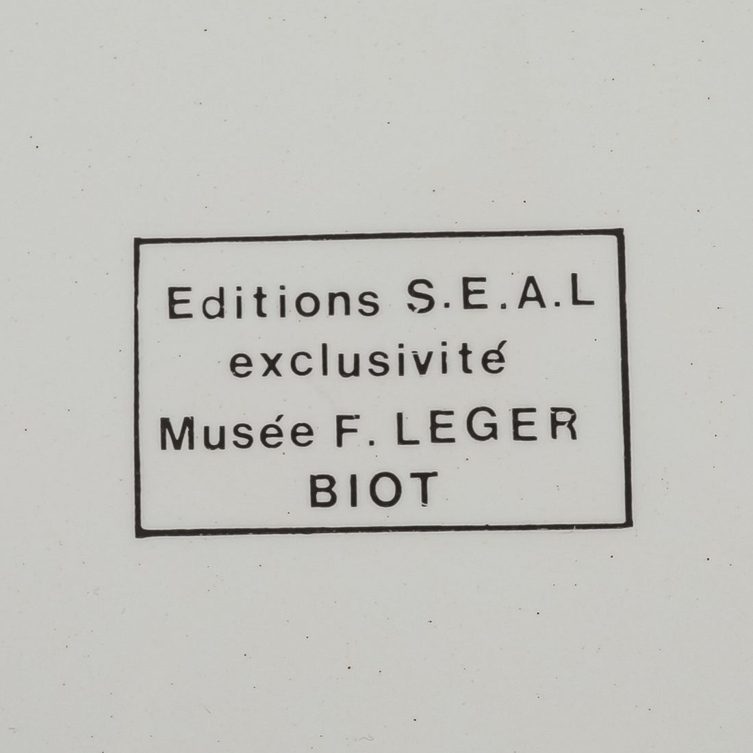 Fernand Leger Mother With Child Ceramic Plate