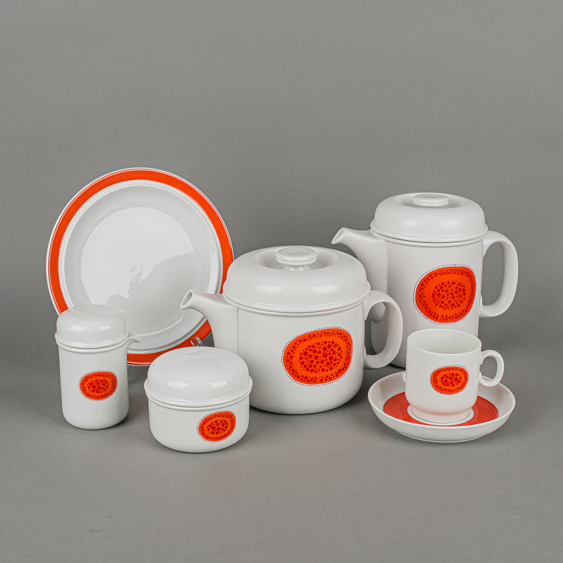 THOMAS Flammfest Orange Tea And Coffee Set 20 Pieces