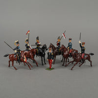 BRITAIN Tin Soldiers Calvary 7 Pieces