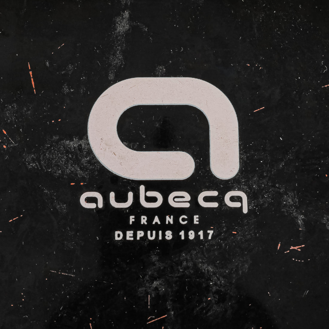 AUBECQ Enamel Covered Casserole - Orange