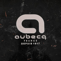 AUBECQ Enamel Covered Casserole - Orange