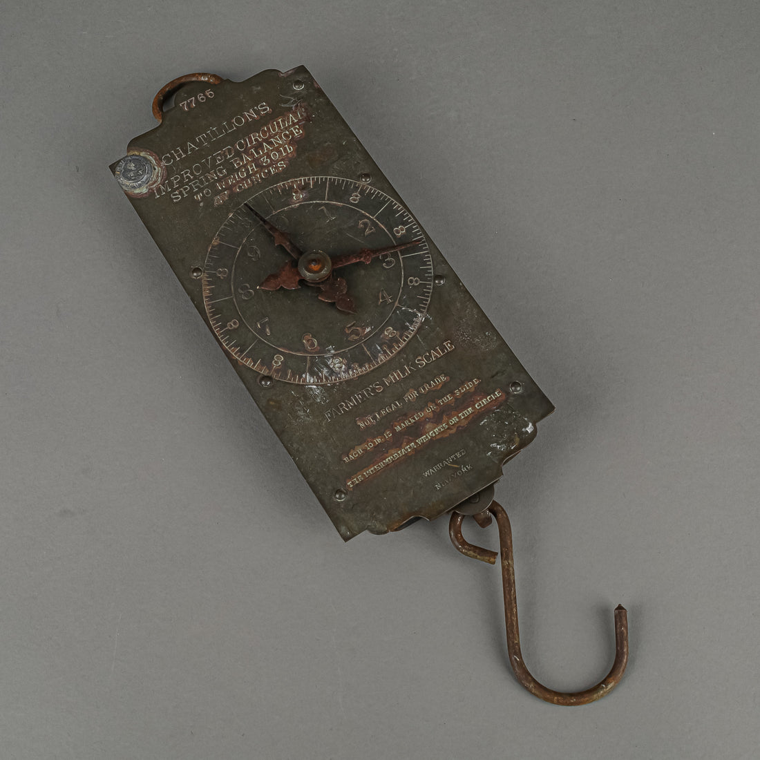 Vintage Chattillons Improved Circular Spring Balance