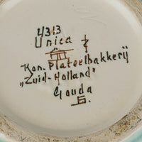 Vintage KON.PLATEELBAKKERIJ ZUID-HOLLAND GOUDA Floral Jug 4313