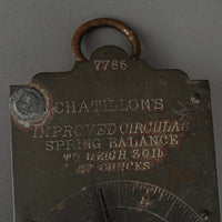Vintage Chattillons Improved Circular Spring Balance