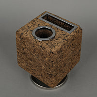 Vintage PARK SHERMAN CO Bulletin Cube Cork Desk Organizer