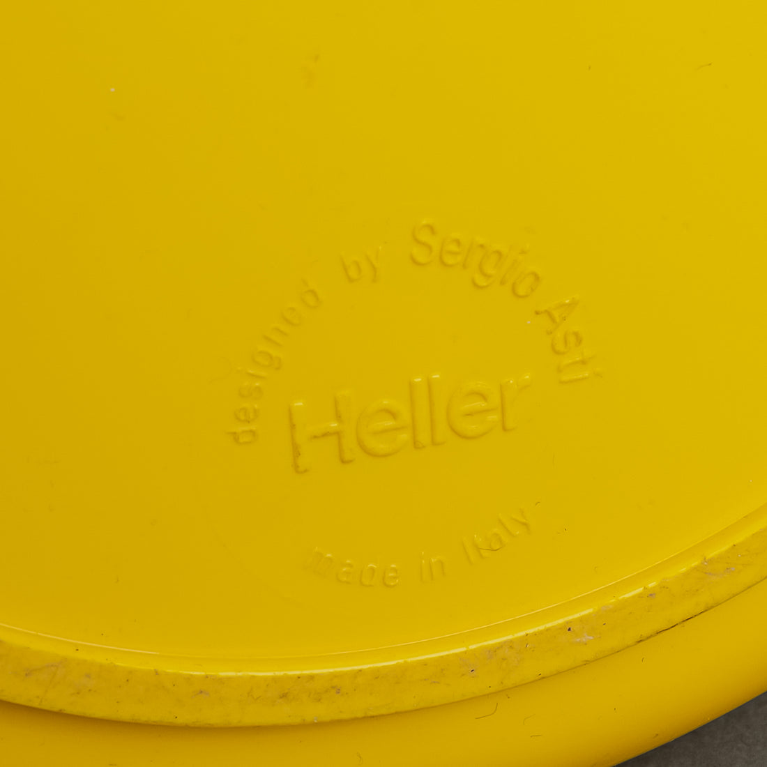 HELLER Sergio Asti Covered Ice Bucket - Yellow